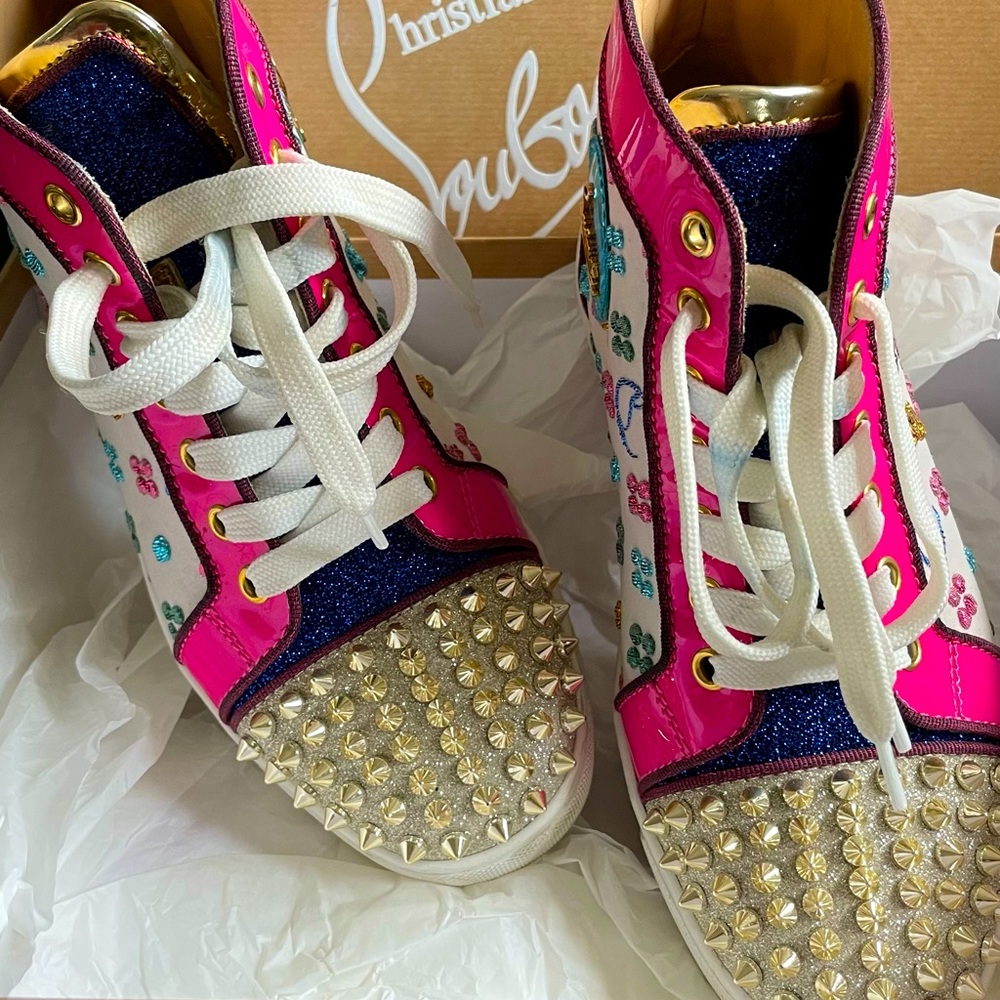 Multicolored Christian Louboutin sneakers